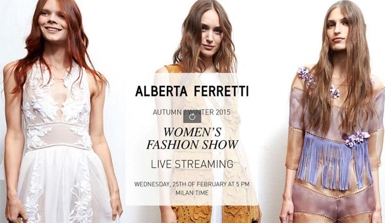 Alberta Ferretti Women's Collection Fall Winter 2015-16