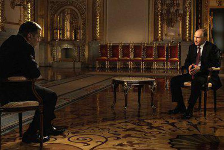 Putin intervistato  da Vladimir Solovyov - (Dal sito del Cremlino)