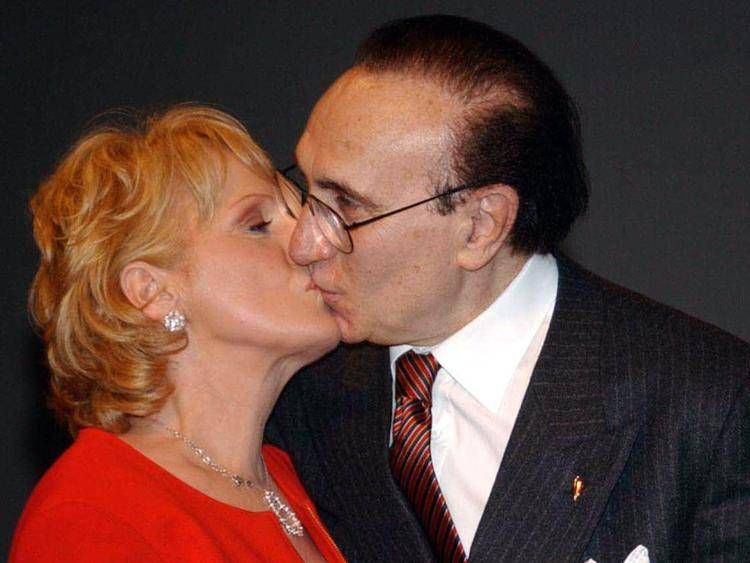 Katia Ricciarelli e Pippo Baudo nel 2003 (Foto Infophoto) - INFOPHOTO