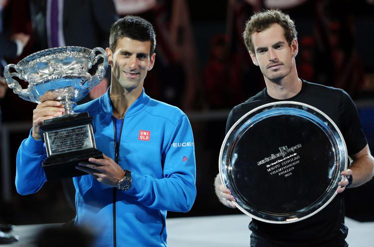 Novak Djokovic e Andy Murray agli Australian Open - INFOPHOTO