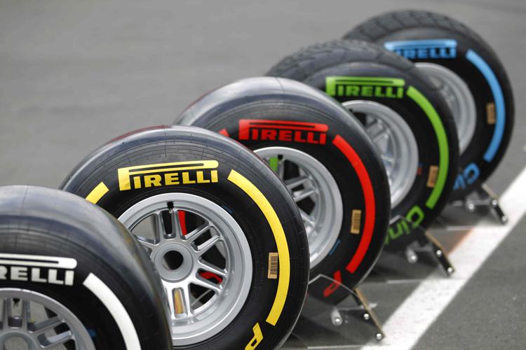 Motorsports: FIA Formula One World Championship 2013, Grand Prix of Germany, Pirelli, tire, tires, tyre, tyres, wheel, wheels, Reifen, Rad, feature - Infophoto - INFOPHOTO