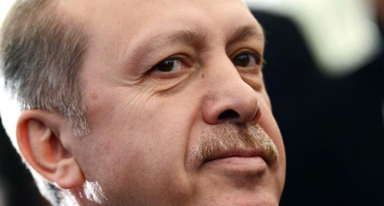 Il premier turco Recep Erdogan (foto Infophoto) - INFOPHOTO