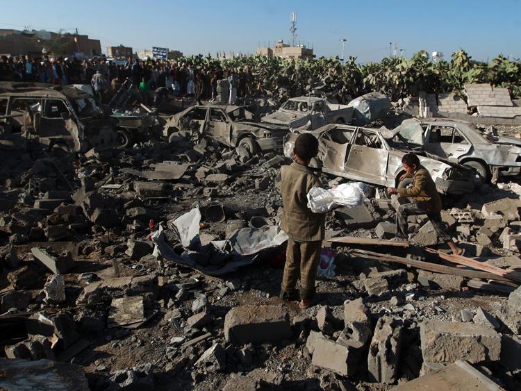 Raid saudita in Yemen. - (foto AFP)