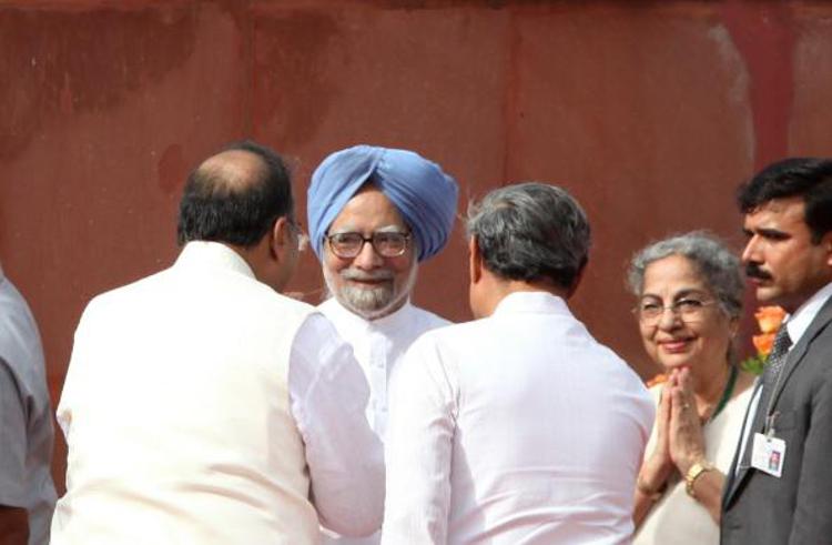 L'ex premier indiano Manmohan Singh  (Foto Xinhua)