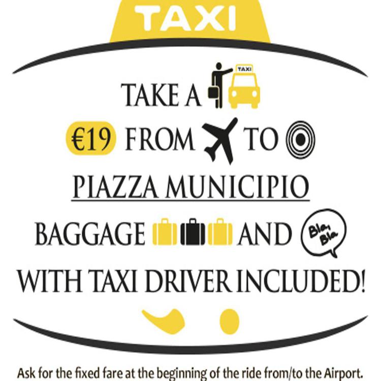 Napoli: al via campagna Gesac e Città Partenope su tariffe taxi per aeroporto