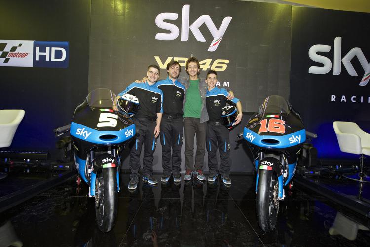 Valentino Rossi e il team VR46