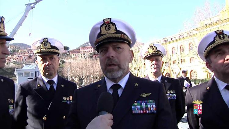 Il Capo di Stato Maggiore della Marina, Ammiraglio Giuseppe De Giorgi