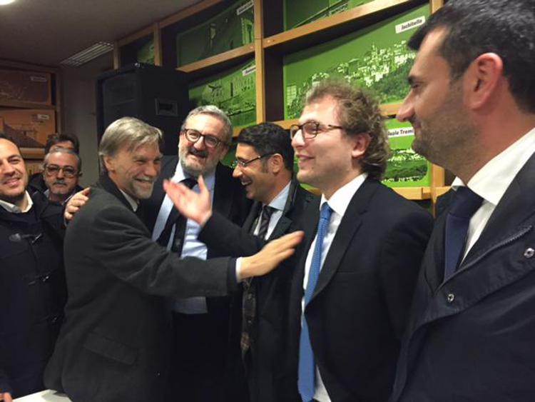 Puglia: Emiliano inaugura comitato elettorale con Lotti e Delrio