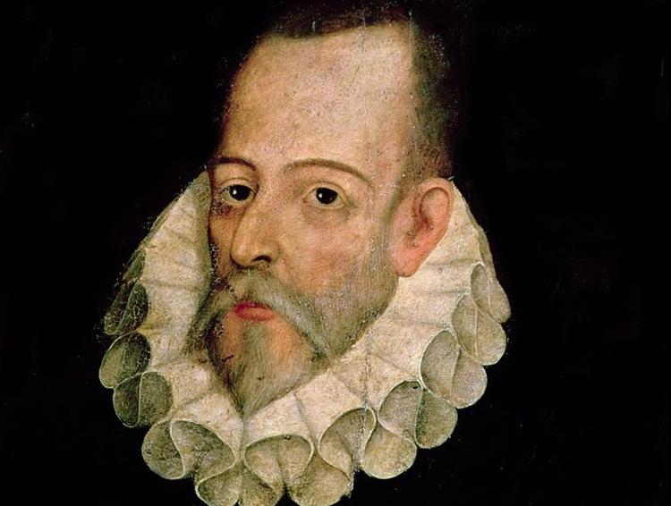 Miguel de Cervantes, ritratto di Juan de Jáuregui y Aguilar (da Wikipedia)