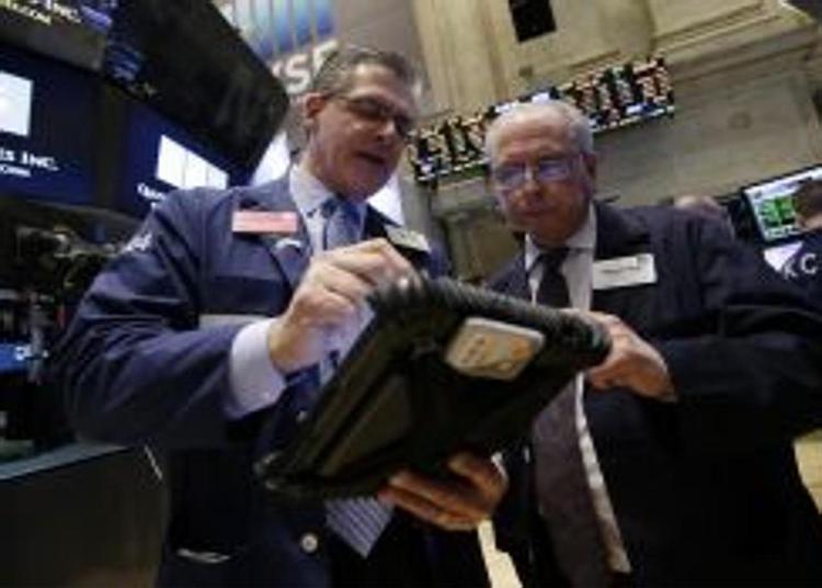 Wall Street, trader al floor del Nyse (Infophoto).