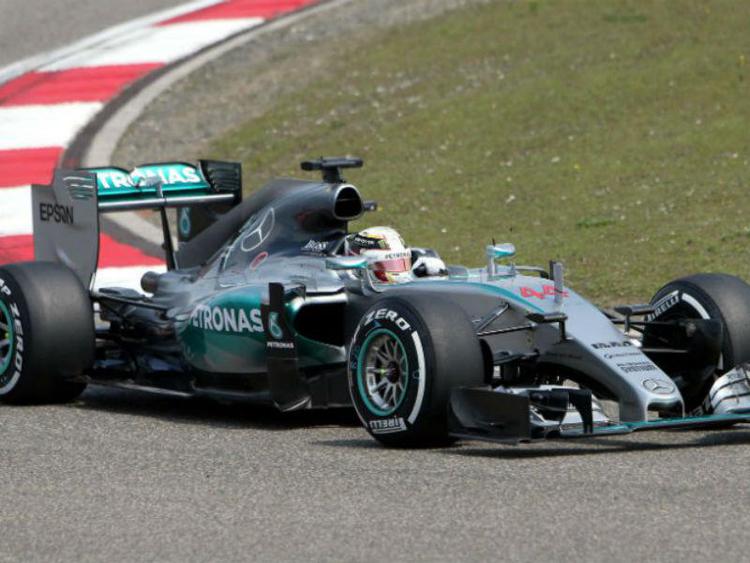 La Mercedes di Lewis Hamilton (Foto Infophoto) 