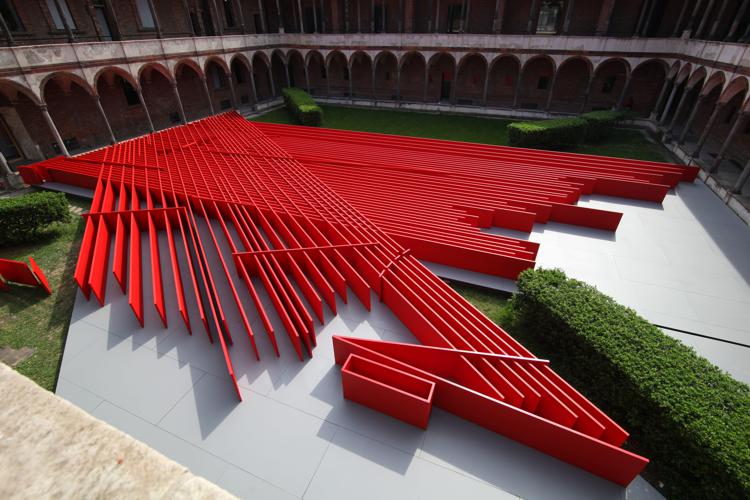 Milano, 'Future Flowers' l'istallazione dell'architetto Daniel Libeskind 