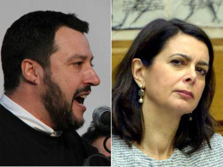 Camera: Salvini, Boldrini la peggiore presidente della storia