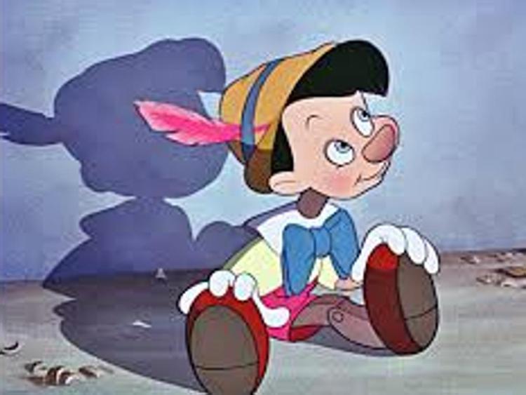 Una immagine dal Pinocchio a cartoni animati realizzato dalla Disney nel 1940