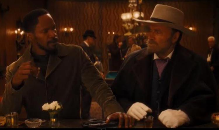 Jamie Foxx e Franco Nero, nel film di Quentin Tarantino 'Django Unchained' 
