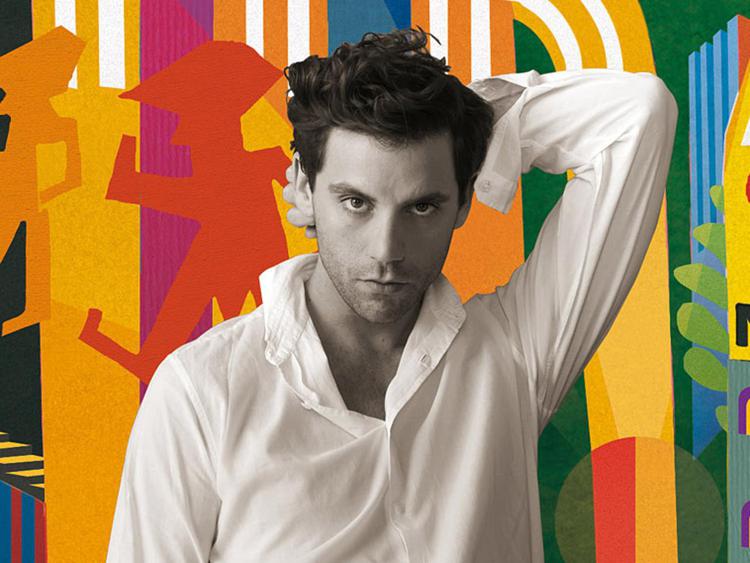 Particolare della copertina di 'No Place in Heaven', dove Mika è ritratto da  Peter Lindbergh