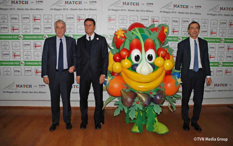 Expo: a San Siro il calcio d'inizio con partita 'Zanetti and Friends Match