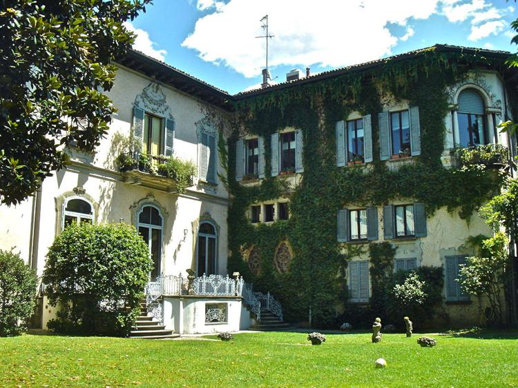 Il giardino e la villa dove è conservata la Vigna di Leonardo Da Vinci