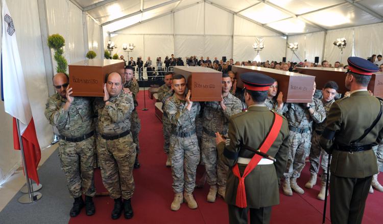  (I funerali a Malta, foto Afp) - AFP
