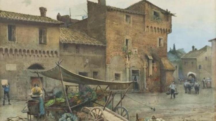 La Roma di fine Ottocento negli acquarelli di Ettore Roesler Franz