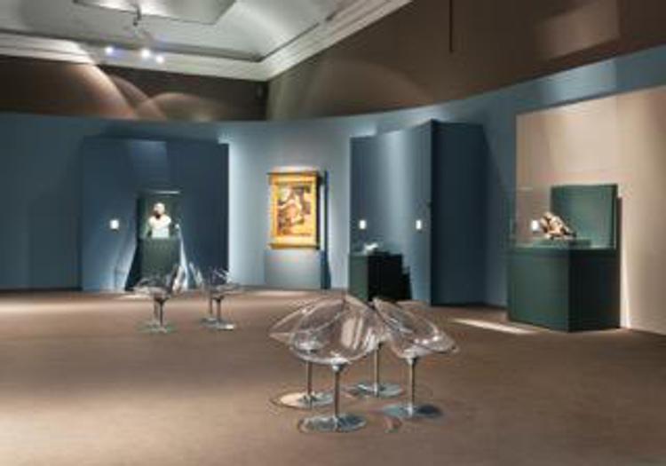 Allestimento Kartell per la Mostra dedicata a Leonardo da Vinci, Palazzo Reale, Milano