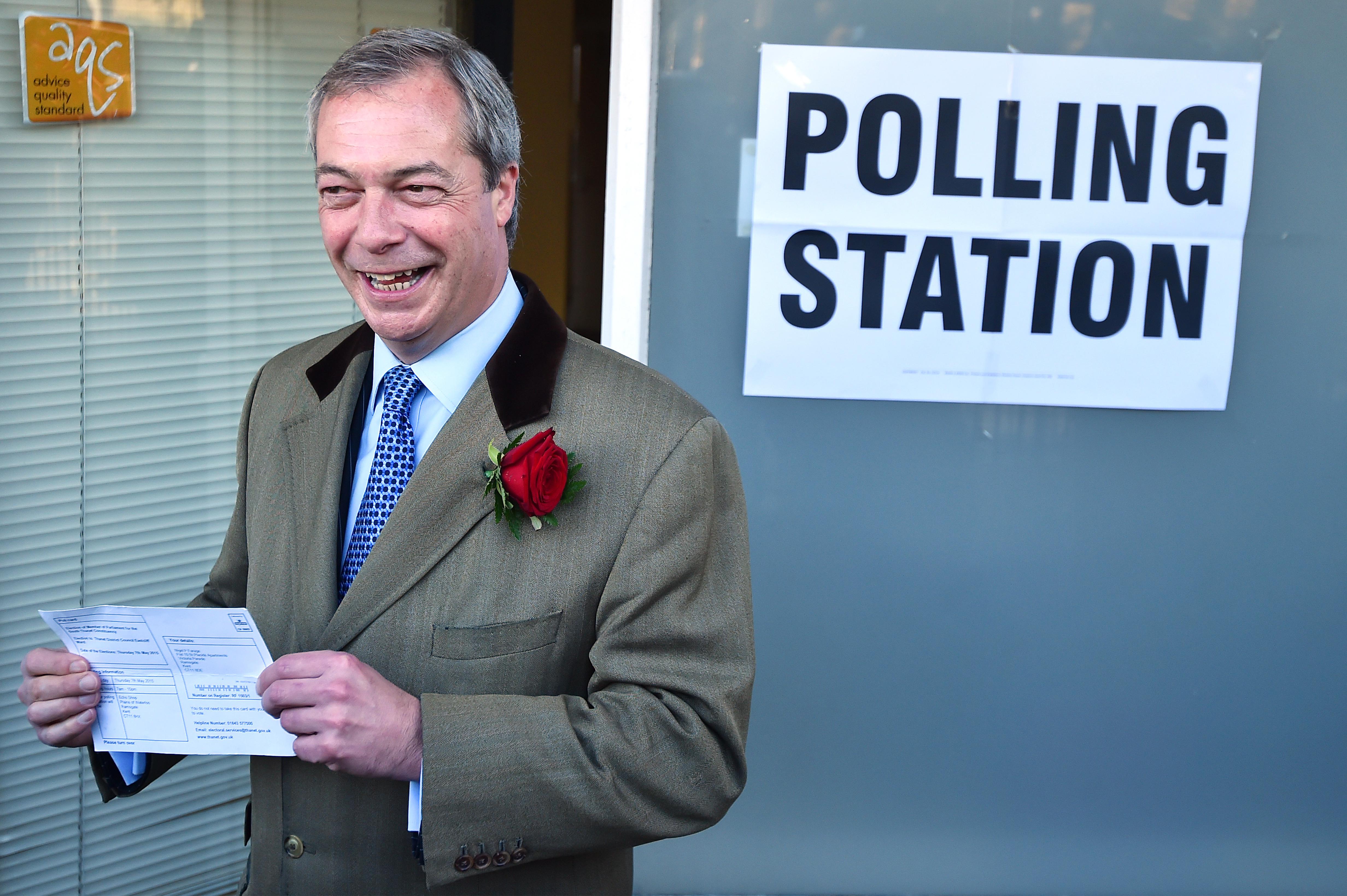 Nigel Farage  (Foto Afp)
