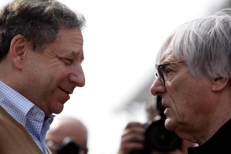 Jean Todt e Bernie Ecclestone (foto Infophoto) - INFOPHOTO
