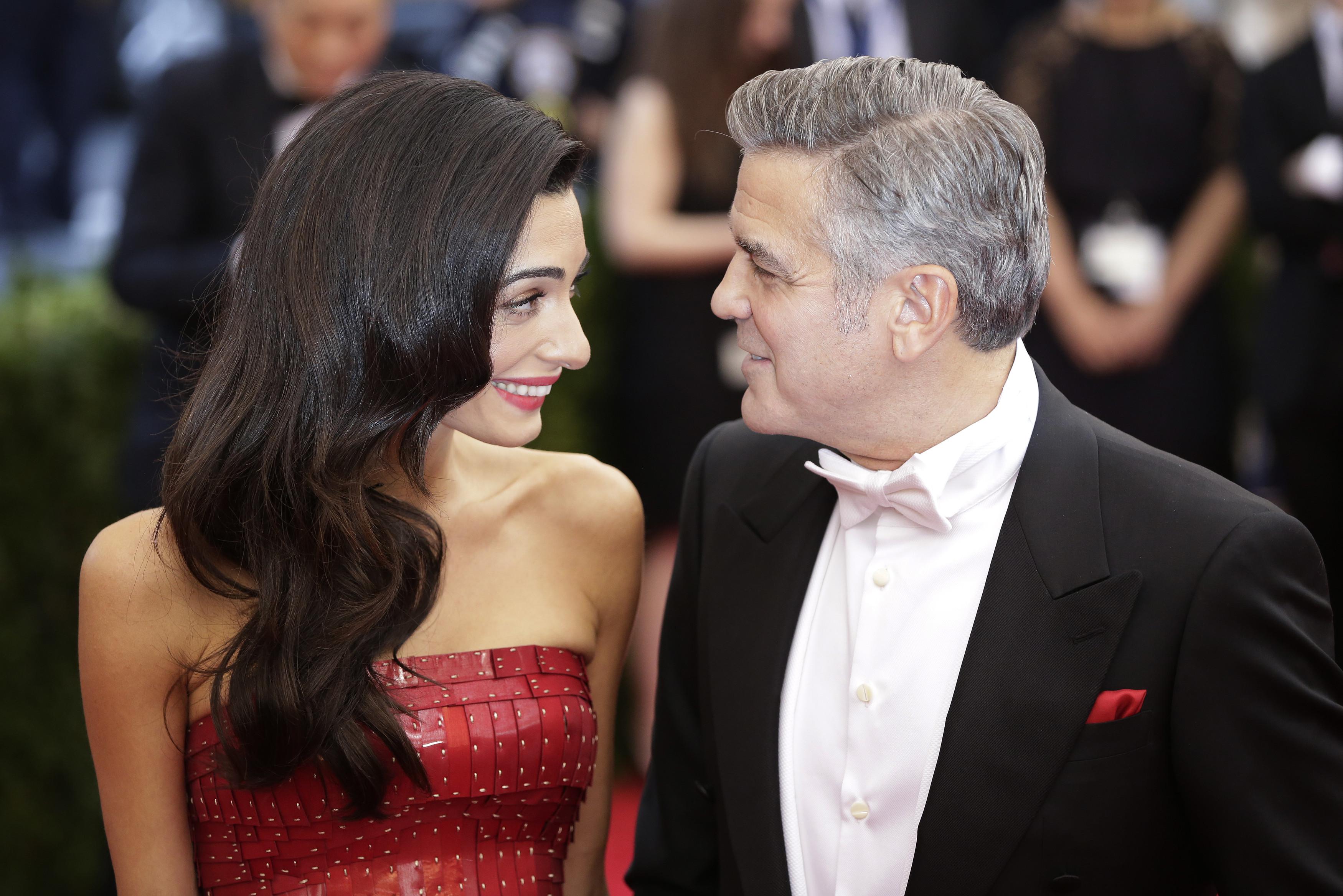 George Clooney e Amal Alamuddin (Infophoto)