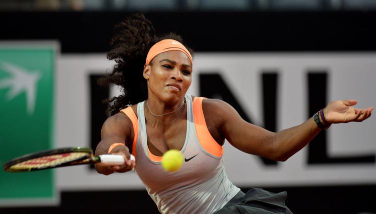 La statunitense Serena agli Internazionali Bnl di Roma (Foto Afp)  - AFP