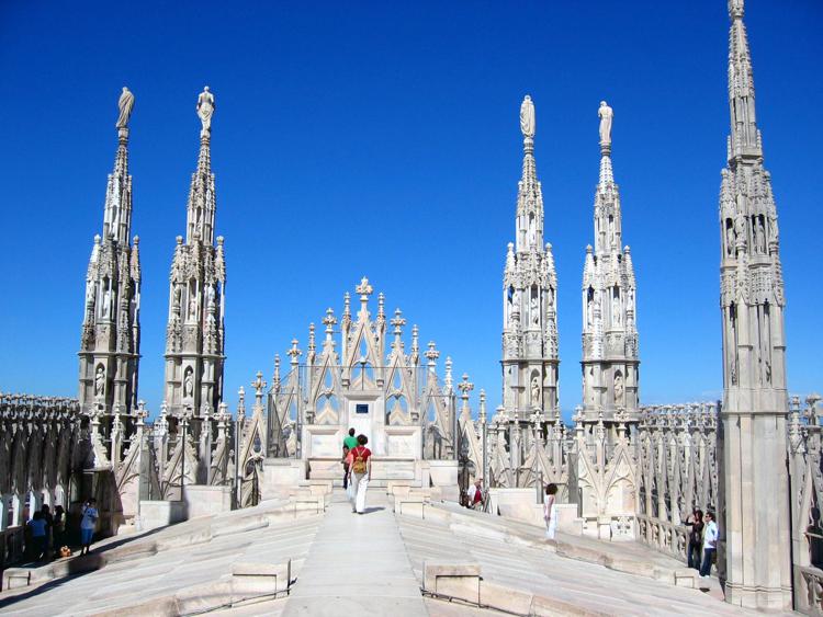 Expo: concerto della banda dell'Esercito italiano sulle terrazze del Duomo