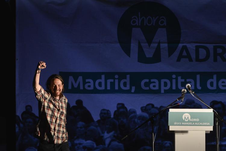 Il leader di Podemos Pablo Iglesias (AFP)  - AFP