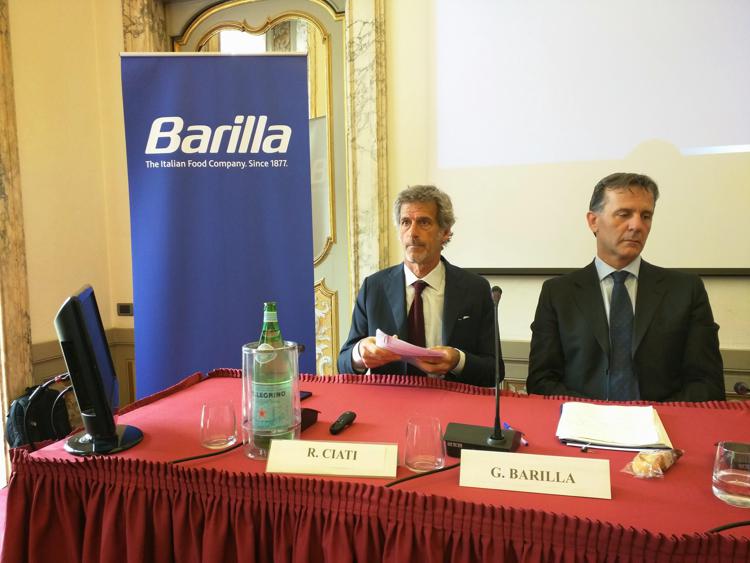 Guido Barilla e Claudio Colzani, rispettivamente presidente e amministratore delegato del Gruppo Barilla
