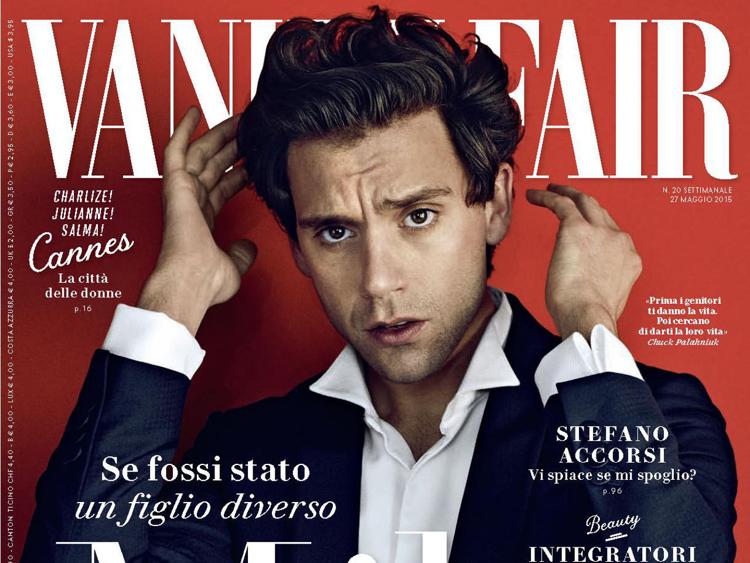 Mika sulla copertina di Vanity Fair