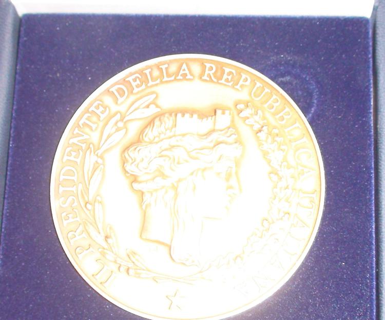 La medaglia della Presidenza della Repubblica