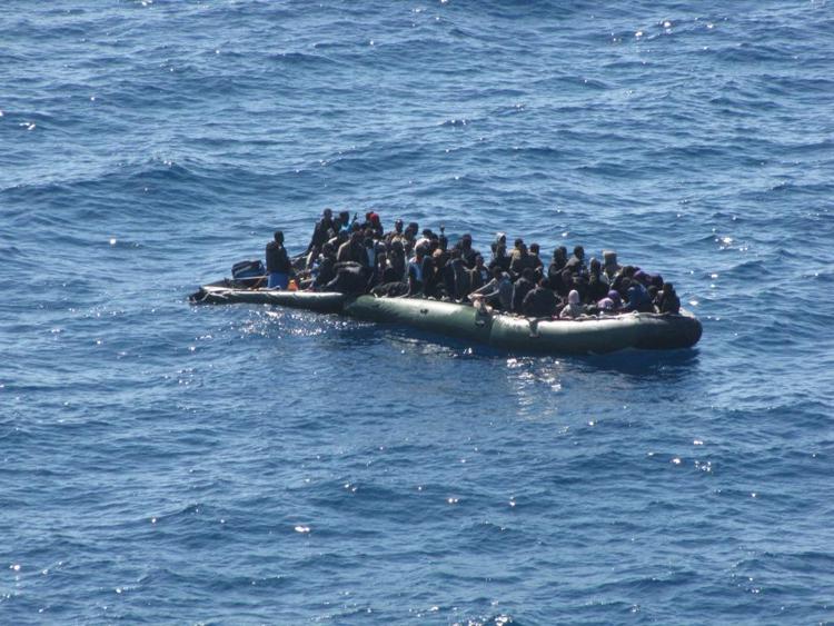 Italian coastguard saves migrants off Libya