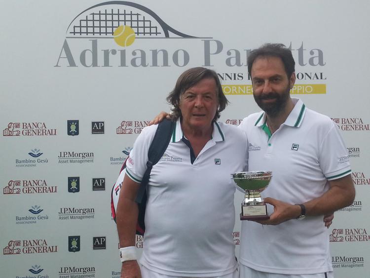 Adriano Panatta e Neri Marcorè