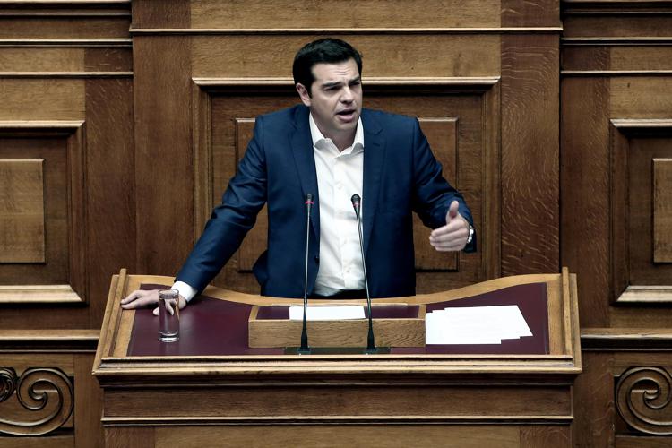 Alexis Tsipras (foto Afp) - AFP