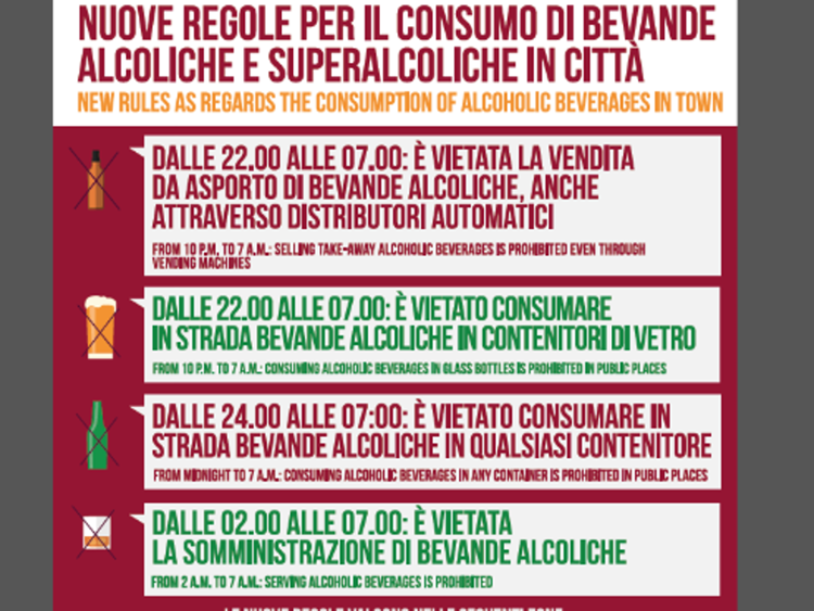 Roma: Campidoglio vara nuova ordinanza anti-alcol
