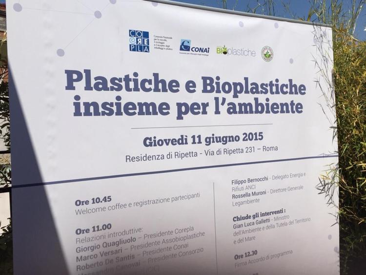 Rifiuti: risorse per le bioplastiche, da Corepla 3 mln di euro in 2 anni
