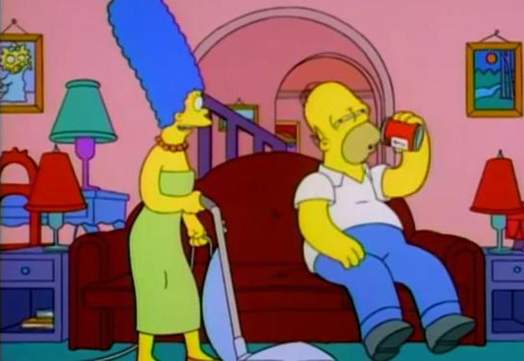 Homer e Marge Simpson (Fermo immagine)
