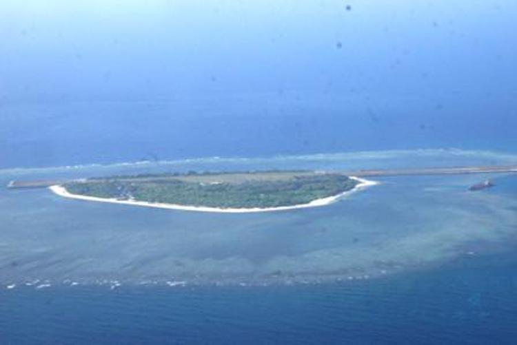 Un atollo delle Isole Spratly