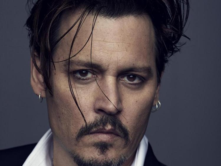 Particolare dell'immagine di Johnny Depp che accompagna l'annuncio di Dior sul suo 'arruolamento' come testimonial 