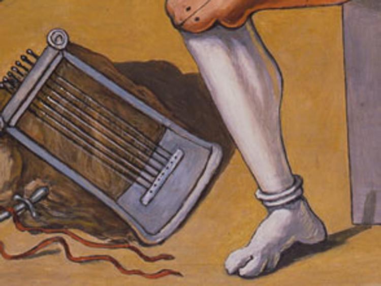 Particolare dell'immagine di copertina del secondo volume del Catalogo Generale di Giorgio De Chirico