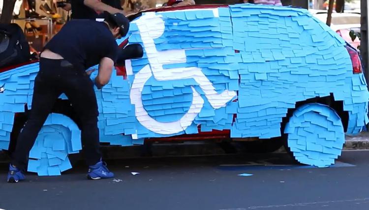 Brasile, ecco cosa succede a parcheggiare negli spazi riservati ai disabili