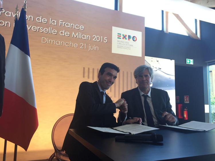 Expo: Martina e Le Foll firmano accordo di cooperazione Italia-Francia