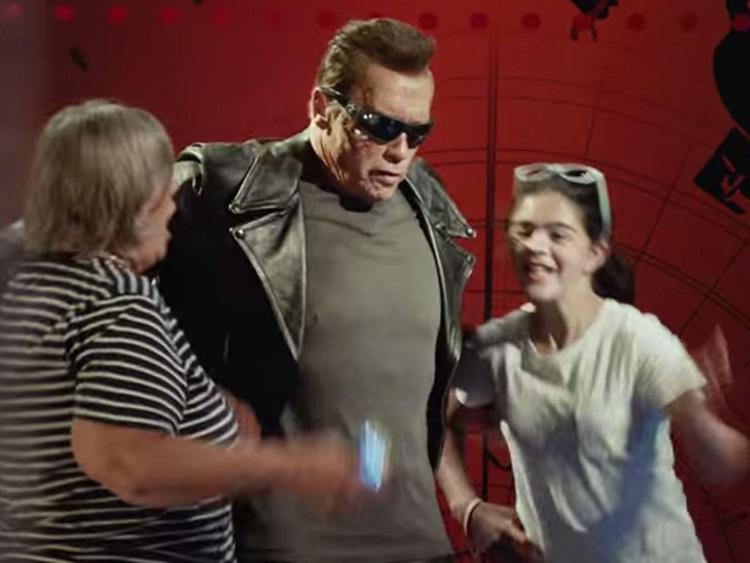 Arnold Schwarzenegger al museo Tussauds di Hollywood