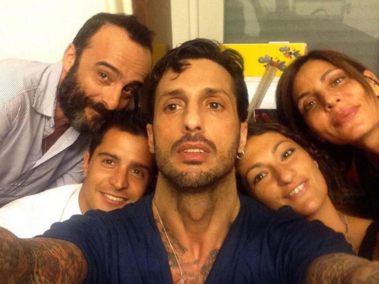 Il selfie di Fabrizio Corona postato su Instagram