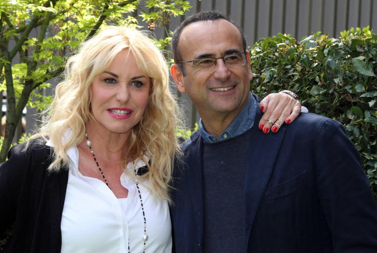 Antonella Clerici e Carlo Conti, due dei protagonisti della prossima stagione Rai (foto Infophoto) - INFOPHOTO