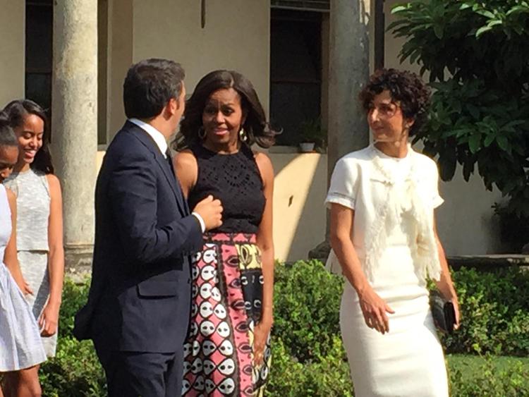 Matteo Renzi, Michelle Obama, Agnese Renzi