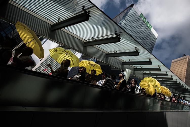 Manifestanti filo-democrazia a Hong Kong - AFP